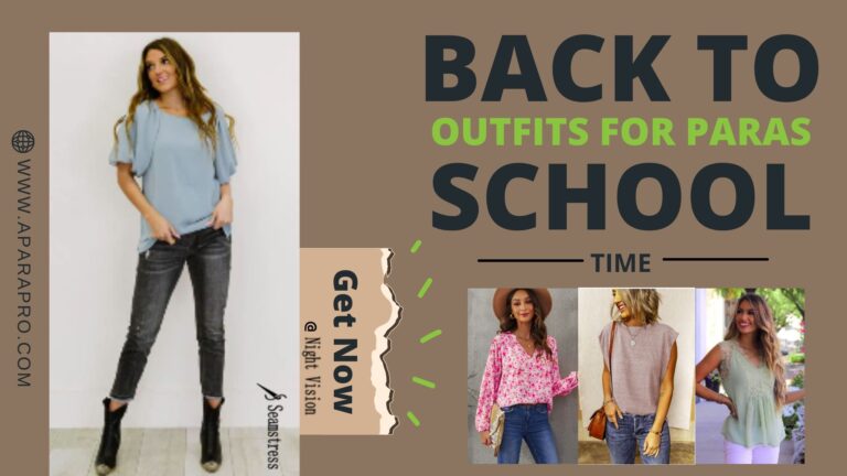 Back to School Outfits for Paraeducators