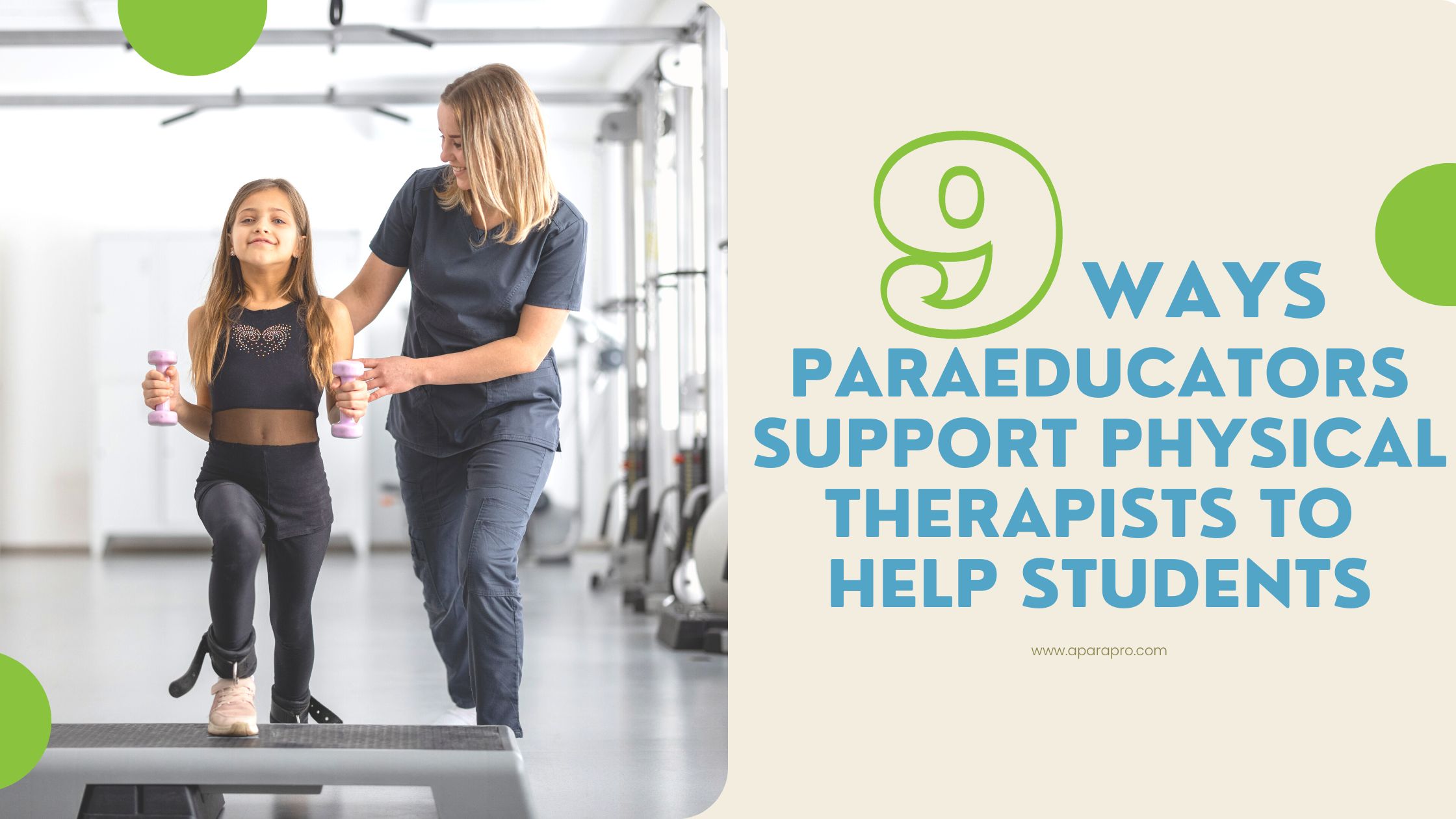 9 ways paraeducators support physical therapists to help students