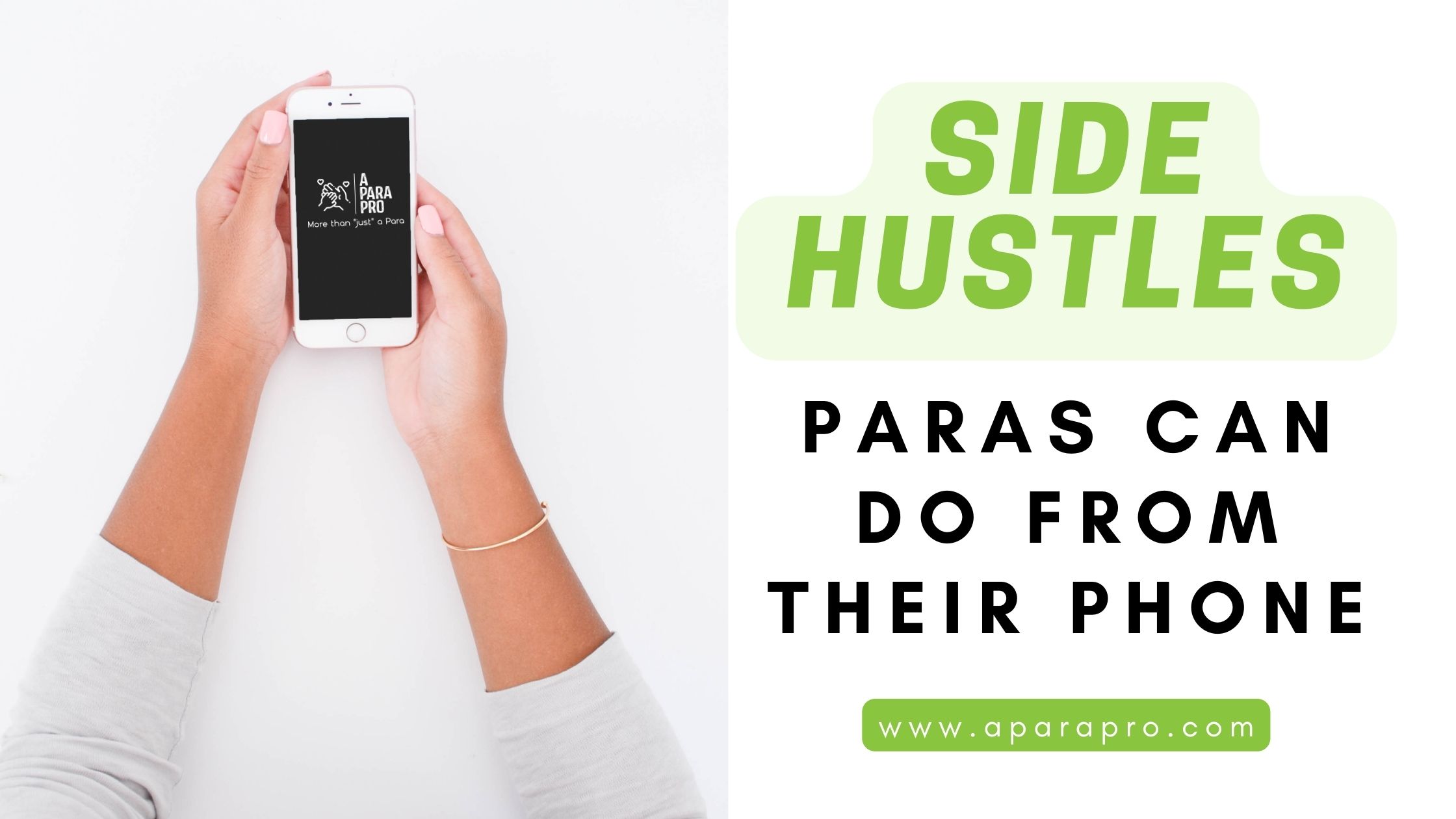 Side Hustles Paraeducators can do with just a phone - A Para Pro Featured Image