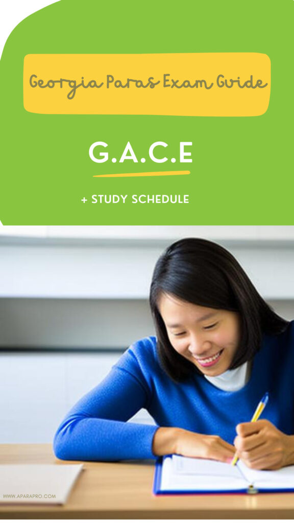 Georgia Paras exam success guide GACE exam pin by A para Pro