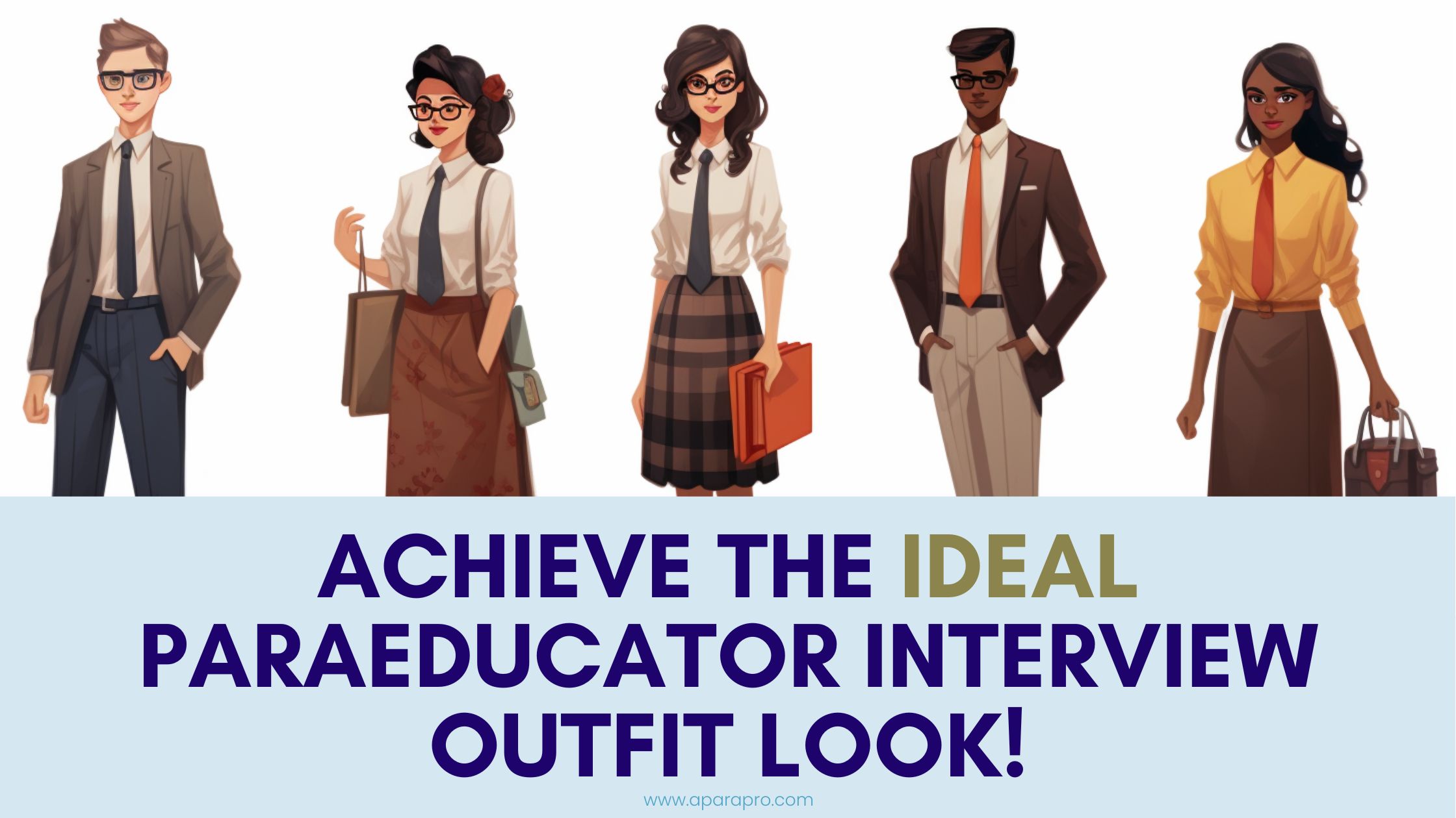 interview outfits for paraeducators = a para pro featured image