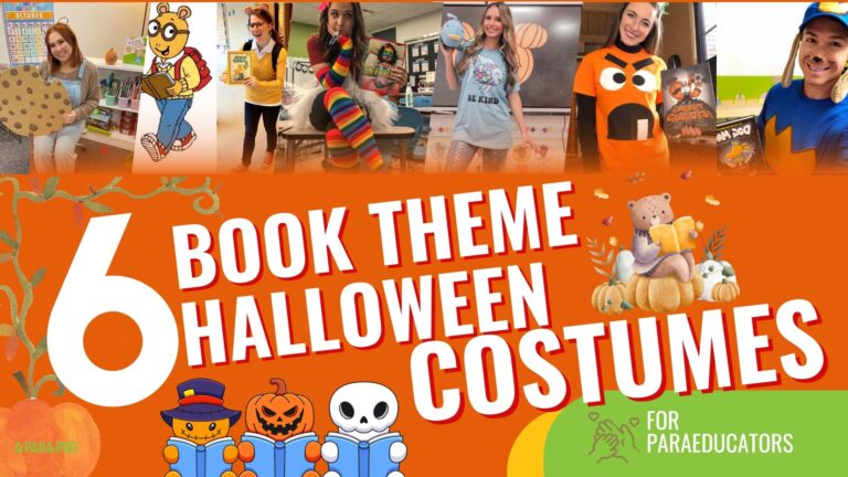 6 Easy Book Themed Halloween Costumes for Paraeducators